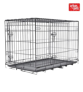 Urban Pets Foldable Dog Crate 75 x 46 x 53 cm - M