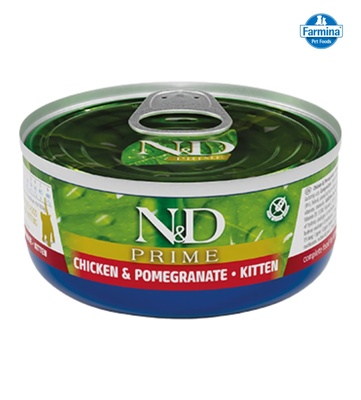 Farmina N&D Chicken & Pomegranate Kitten Cat Wet Food 80 gm