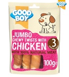 Good Boy Chicken Jumbo Chewy Twists Dog Treats 100 gm