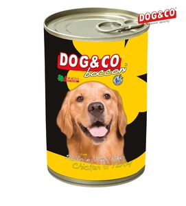 Dog & Co Chicken and Turkey Chunks Dog Wet Food 405 gm