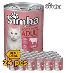 Simba Beef Chunks Cat Wet Food 415 gm x 24pcs