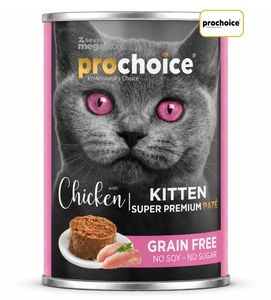 Prochoice Chicken Pate Kitten Wet Food 400 gm