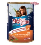 Miglior Gatto Veal and Carrots Pate Cat Wet Food 400 gm