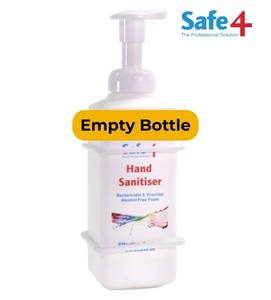 Safe4 Empty Foam Bottle Virucidal Foam Hand Sanitiser 600 ml
