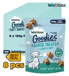 Webbox Goodies Lamb & Mint Baked Dog Treats 125gm x 8pcs