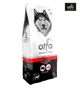 Alfa Energy Beef & Lamb Dog Dry Food 20 kg