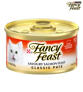 Fancy Feast Savoury Salmon Feast in Classic Pate Cat Wet Food 85 gm