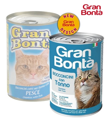 Gran Bonta Tuna Chunks Cat Wet Food 400 gm