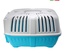 MPS2 Pratiko 1 Baby Blue Small Metal Pet Carrier