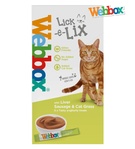 Webbox Lick-e-Lix Liver and Sausage with Grass Creamy Cat Treats 15 gm x 5 pcs