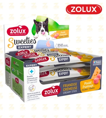 Zolux Sweeties Chicken and Cheese Creamy Dog Treats 14 gm
