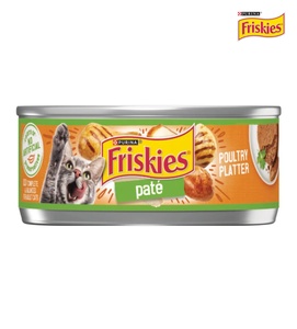 Friskies Poultry Platter Pate Cat Wet Food 156 gm