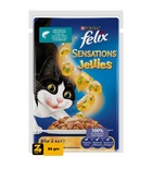 Felix Sensations Jellies, Tuna And Spinach, 85 gm