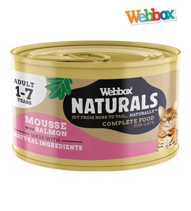 Webbox Natural Mousse with Salmon Cat Wet Food 85 gm