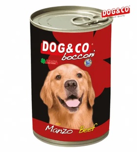 Dog & Co Beef Chunks Dog Wet Food 405 gm x 24 pcs