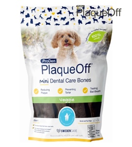 ProDen PlaqueOff Vegetable Fusion Mini Dental Care Bones 340 gm