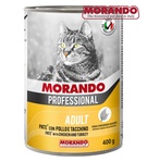 Morando Professional Chicken and Turkey Pate Cat Wet Food 400 gm
