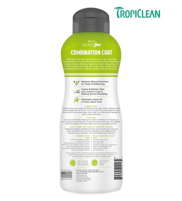 Tropiclean Perfectfur Combination Coat Dog Shampoo 473 ml