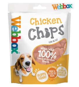 Webbox Chicken Chips Dog Treats 80 gm