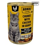 Rokus Chicken Chunks in Gravy Cat Wet Food 415 gm