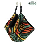 Exotic Nutrition Hangouts Parachute Pouch Rainbow Zebra 12" x 12"