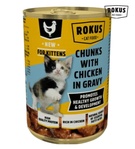 Rokus Chicken Chunks in Gravy Kitten Wet Food 415 gm