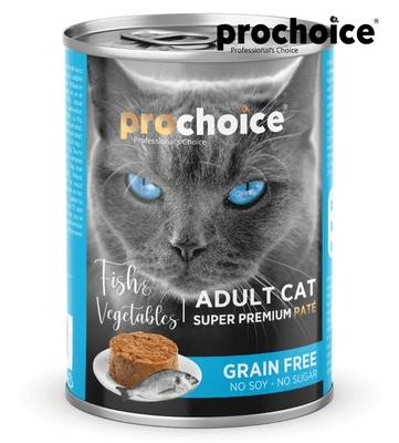 Prochoice Fish and Vegetables Pate Cat Wet Food 400 gm