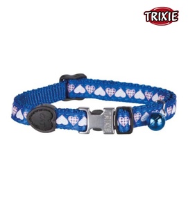 Trixie Heart Design with Blue Cat Collar