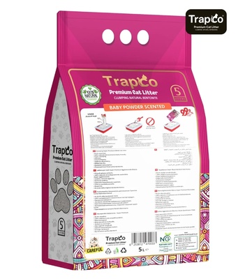 Trapco Baby Bowder Clumping Cat Litter 5L