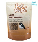 Pet Picks Dried Meal Worms 200 gm
