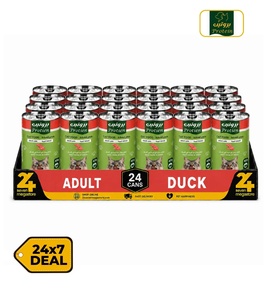 Protien Duck Chunks in Gravy Cat Wet Food 400gm x 24pcs