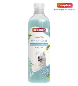 Beaphar Green Tea Extract and Aloe Vera White Coat Dog Shampoo 250 ml