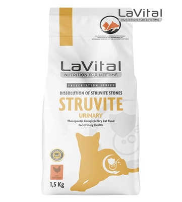LaVital Struvite Urinary Cat Dry Food 1.5kg