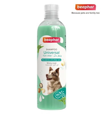 Beaphar Universal Macadamia Oil and Aloe Vera Dog Shampoo 250 ml