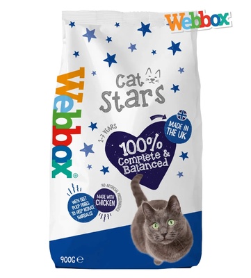 Webbox Cat Stars Chicken Cat Dry Food 900 gm