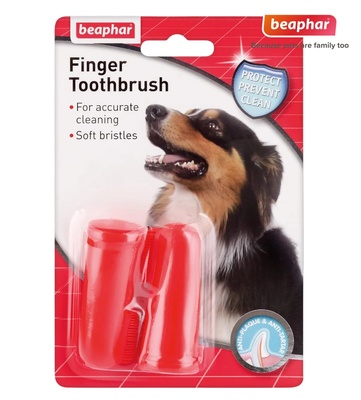 Beaphar Finger Toothbrush 2pcs/pk
