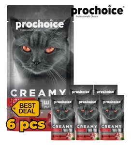 Prochoice Tuna, Cranberry and Catnip Creamy Cat Treats 60gm x 6pcs