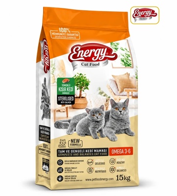 Energy Salmon Sterilized Cat Dry Food 15kg