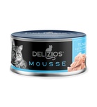 Delizios Tuna Katsuobushi Mousse, Cat Wet Food, 80 gm