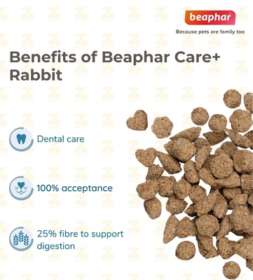Beaphar Care+ Rabbit Dry Food 1.5 kg