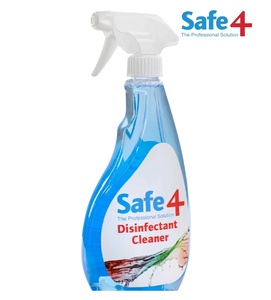Safe4 Concentrated Pre-Diluted Disinfectant Cleaner Mint Scented 500 ml