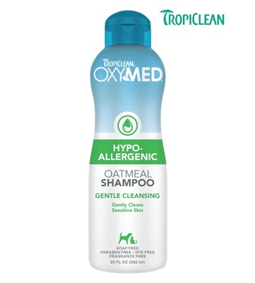 TropiClean OxyMed Hypoallergenic Cats and Dogs Shampoo 592 ml