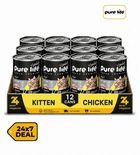 Pure Life Plus Chicken Chunks in Gravy Kitten Wet Food 400gm x 12pcs