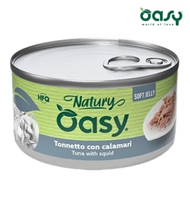 Oasy Natury Tuna with Squid Soft in Jelly Cat Wet Food 150 gm