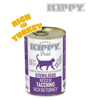 Kippy Turkey Pate Cat Wet Food 400 gm