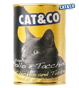 Cat & Co Chicken and Turkey Chunks Cat Wet Food 405 gm