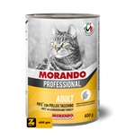 Morando Professional Chicken and Turkey Pate, Cat Wet Food, 400 gm