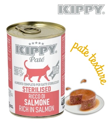 Kippy Salmon Sterilised Cat Wet Food 400 gm