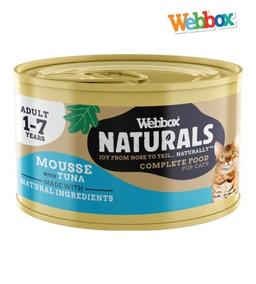 Webbox Natural Mousse with Tuna Cat Wet Food 85 gm x 6 pcs