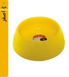 Sleeky Round Pet Bowl, Yellow  Small